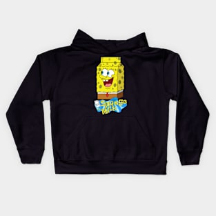 SpongeMilk with the inscription Kids Hoodie